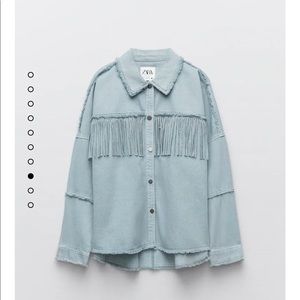 ZARA SHINY FRINGE JACKET